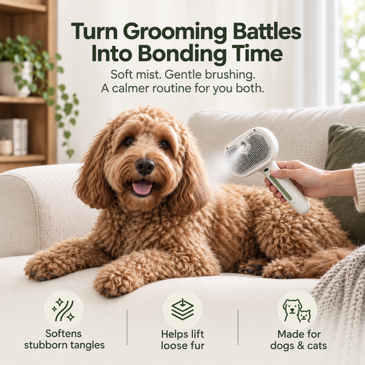 Luma 3-in-1 Mist Grooming Brush