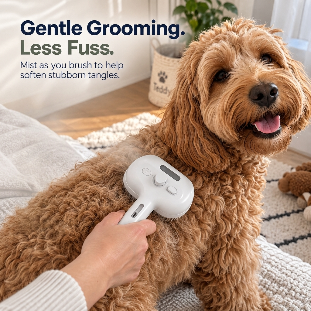Luma 3-in-1 Mist Grooming Brush